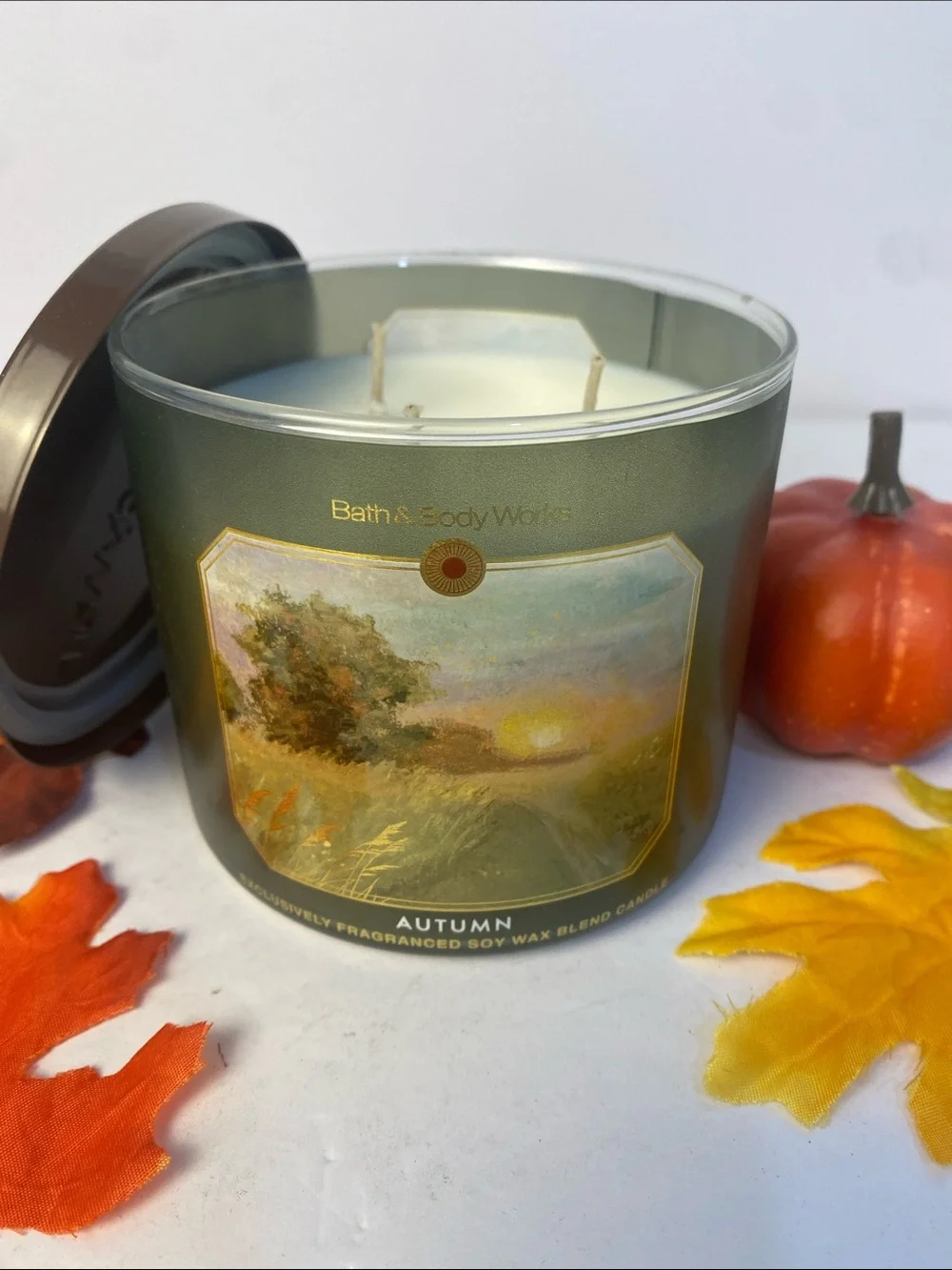 “Autumn” Bath & Body Works NEW 3 Wick Candle
